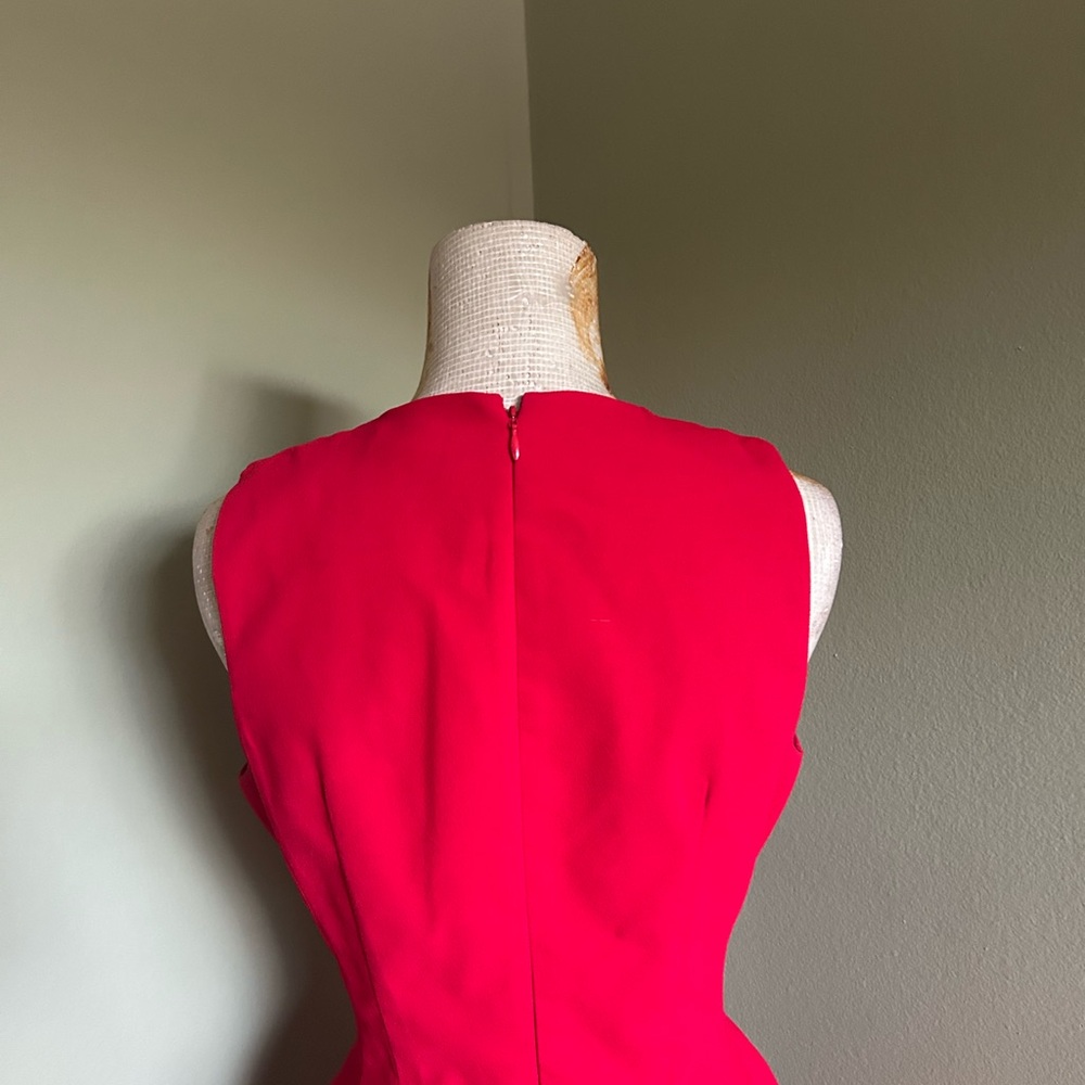 A Loves A Women’s Elegant Red Dress with Black Bow Sz XS - Picture 9 of 9
